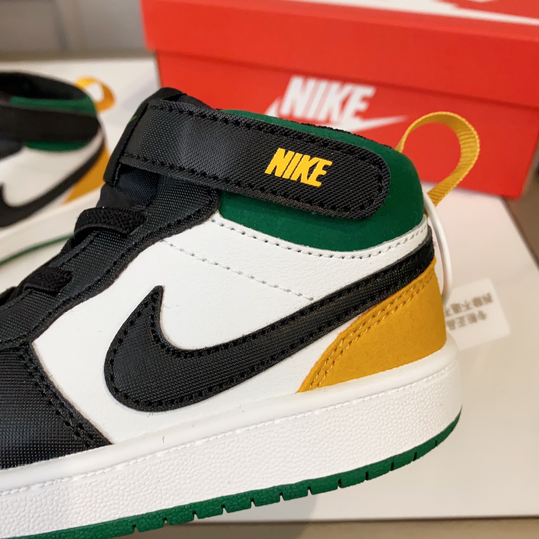 图片[7]-空军高帮工装童鞋22-37.5码 🔚轻运动设计，防滑耐磨的鞋底，平时小朋友跑跑跳跳也很放心，弹力带魔术贴完全无压力穿脱也方便，真是好看又好穿-选品中心