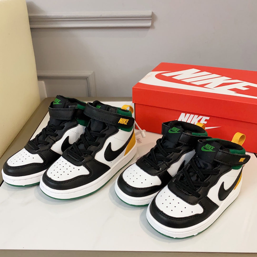 空军高帮工装童鞋22-37.5码 🔚轻运动设计，防滑耐磨的鞋底，平时小朋友跑跑跳跳也很放心，弹力带魔术贴完全无压力穿脱也方便，真是好看又好穿-选品中心