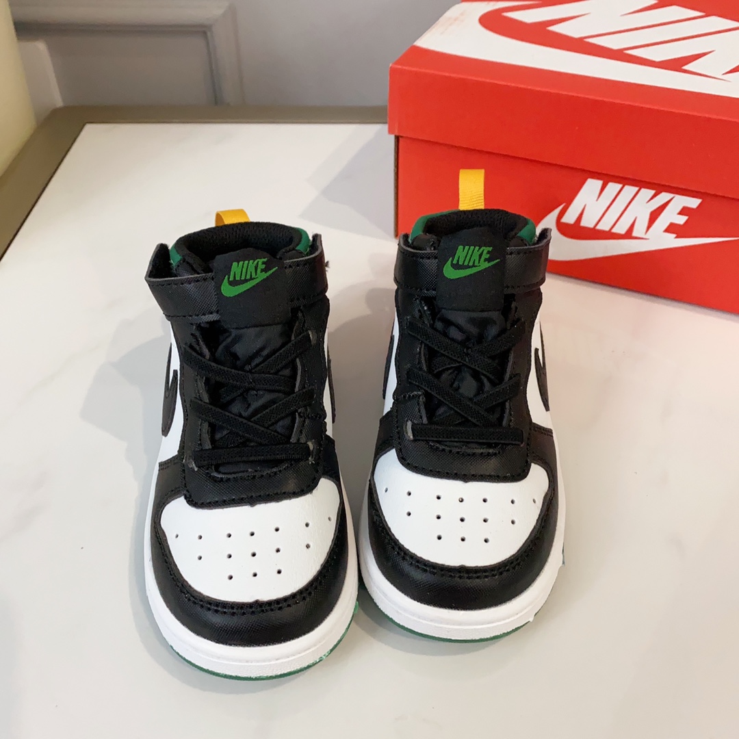 图片[3]-空军高帮工装童鞋22-37.5码 🔚轻运动设计，防滑耐磨的鞋底，平时小朋友跑跑跳跳也很放心，弹力带魔术贴完全无压力穿脱也方便，真是好看又好穿-选品中心