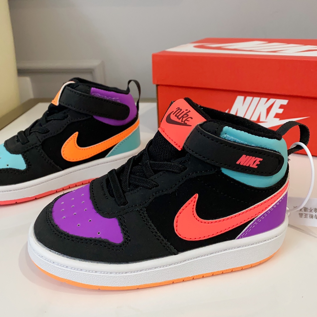 图片[4]-空军高帮工装童鞋22-37.5码 🔚轻运动设计，防滑耐磨的鞋底，平时小朋友跑跑跳跳也很放心，弹力带魔术贴完全无压力穿脱也方便，真是好看又好穿-选品中心