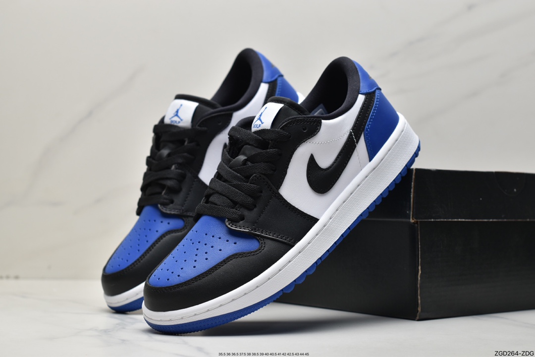 原装Air Jordan AJ1 Low Golf 高尔夫黑蓝脚趾DD9315-102 原装Air Jordan AJ1 Low Golf 高尔夫黑蓝脚趾DD9315-102
