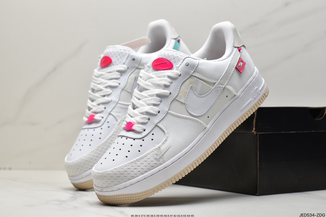150 真标Nike Air Force 1 Low 空军一号低帮运动休闲板鞋 DX6061-111