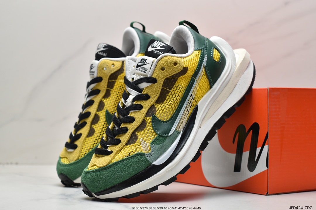 Sacai X NIKe vaporWaffle “Tour Yellow ”华夫三代3.0走秀重磅联名 DD1875-001