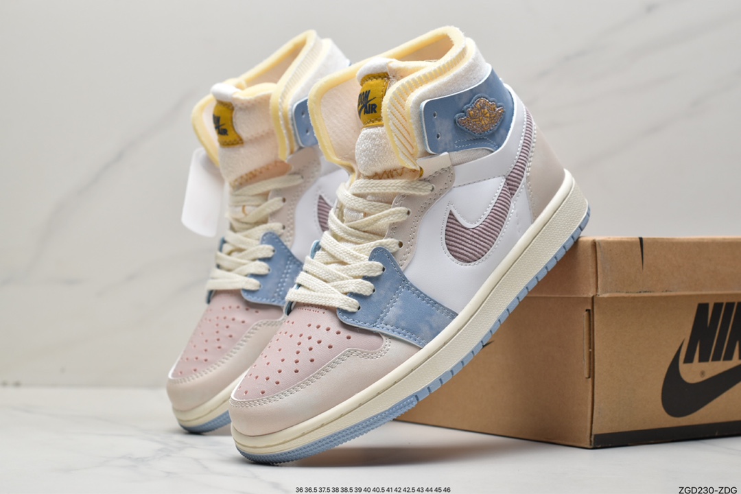 290 Nike Wmns Air Jordan 1 Zoom CMFT”Cool Grey”AJ1DQ0659-005