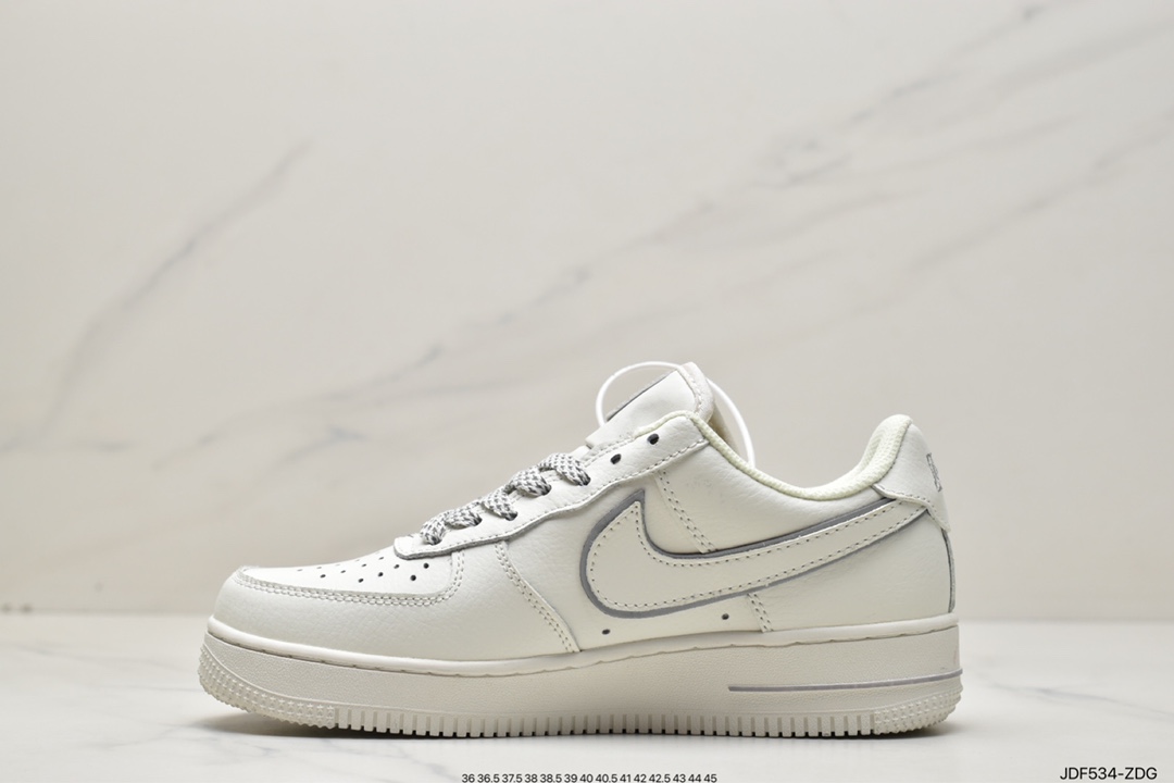 125 耐克Kith x Nike Air Force 1'07 Low “米白银”纽约限定板鞋 NY2022-017