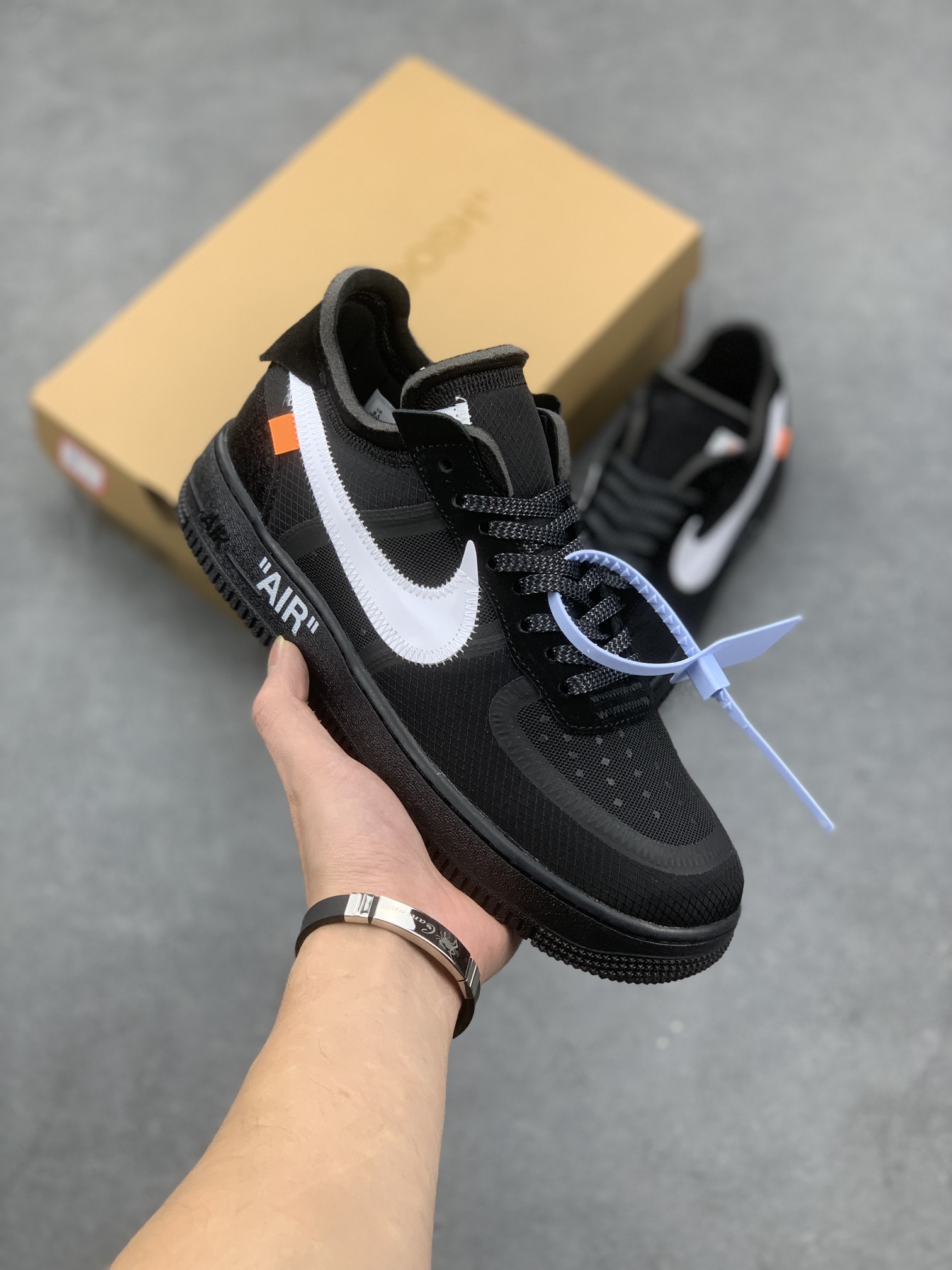 Nike x Off-White Air Force 1 Low 'Black' Fashion Sneakers AO4606-001 2 i1667671847 5028 0