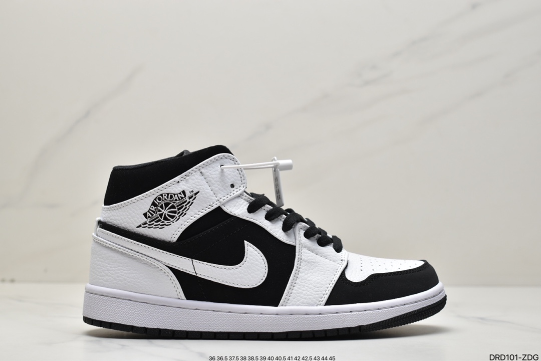 110 真标耐克Nike Air Jordan 1 Mid”Green Yellow”AJ1乔丹一代中帮554724-113
