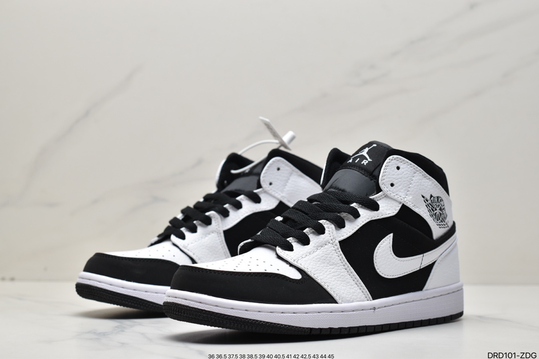 110 真标耐克Nike Air Jordan 1 Mid”Green Yellow”AJ1乔丹一代中帮554724-113