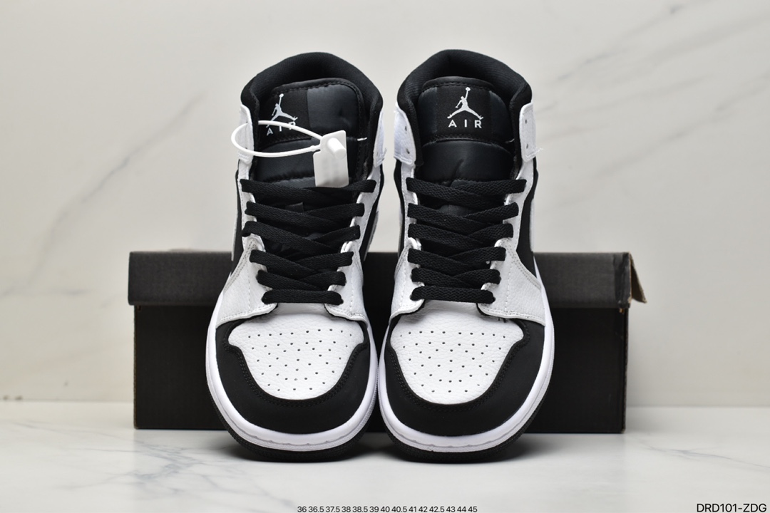 110 真标耐克Nike Air Jordan 1 Mid”Green Yellow”AJ1乔丹一代中帮554724-113