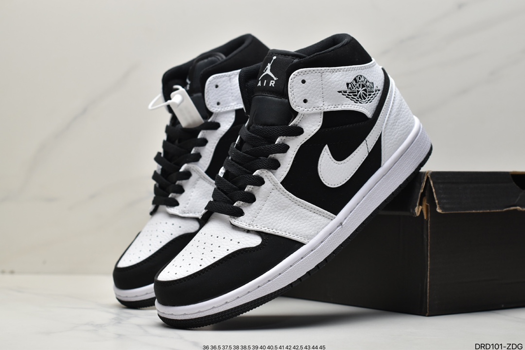 110 真标耐克Nike Air Jordan 1 Mid”Green Yellow”AJ1乔丹一代中帮554724-113