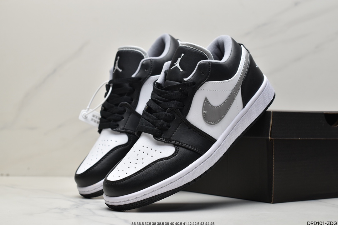 110 耐克Nike Air Jordan 1 Low”Light Smoke Grey Gym Red”AJ1乔丹一代低帮 DC6991-016