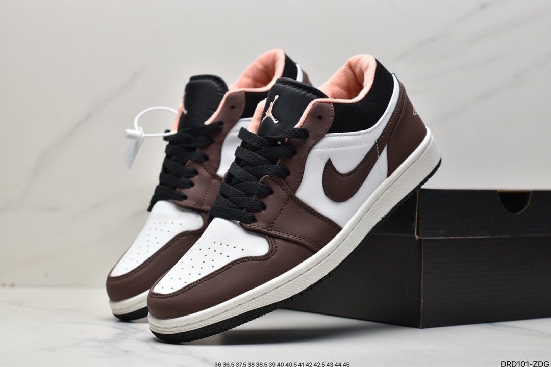 110 耐克Nike Air Jordan 1 Low”Light Smoke Grey Gym Red”AJ1乔丹一代低帮 DC6991-016