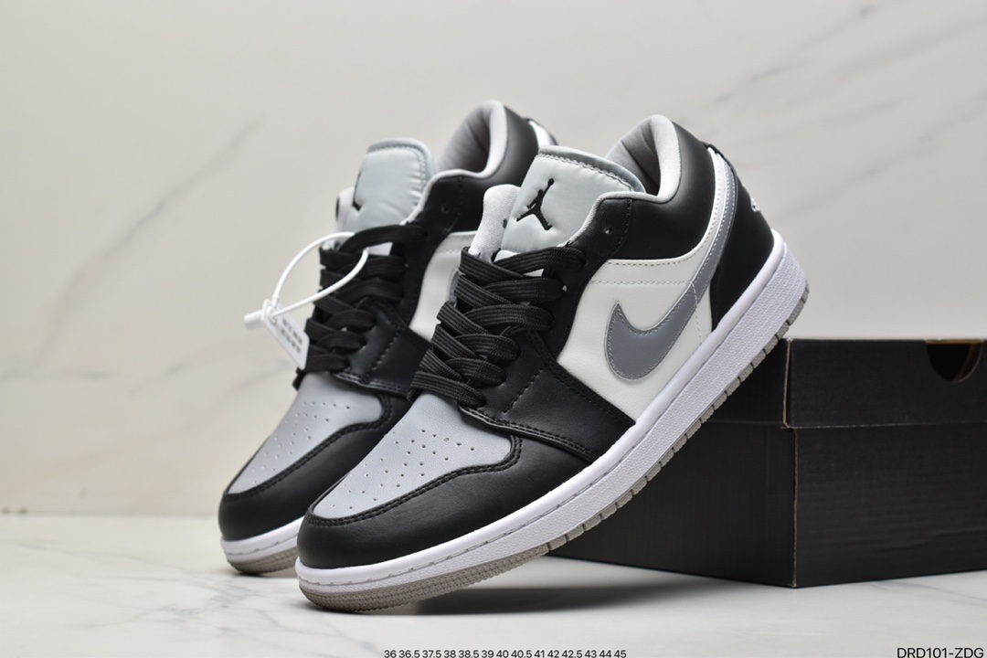 110 耐克Nike Air Jordan 1 Low”Light Smoke Grey Gym Red”AJ1乔丹一代低帮 DC6991-016