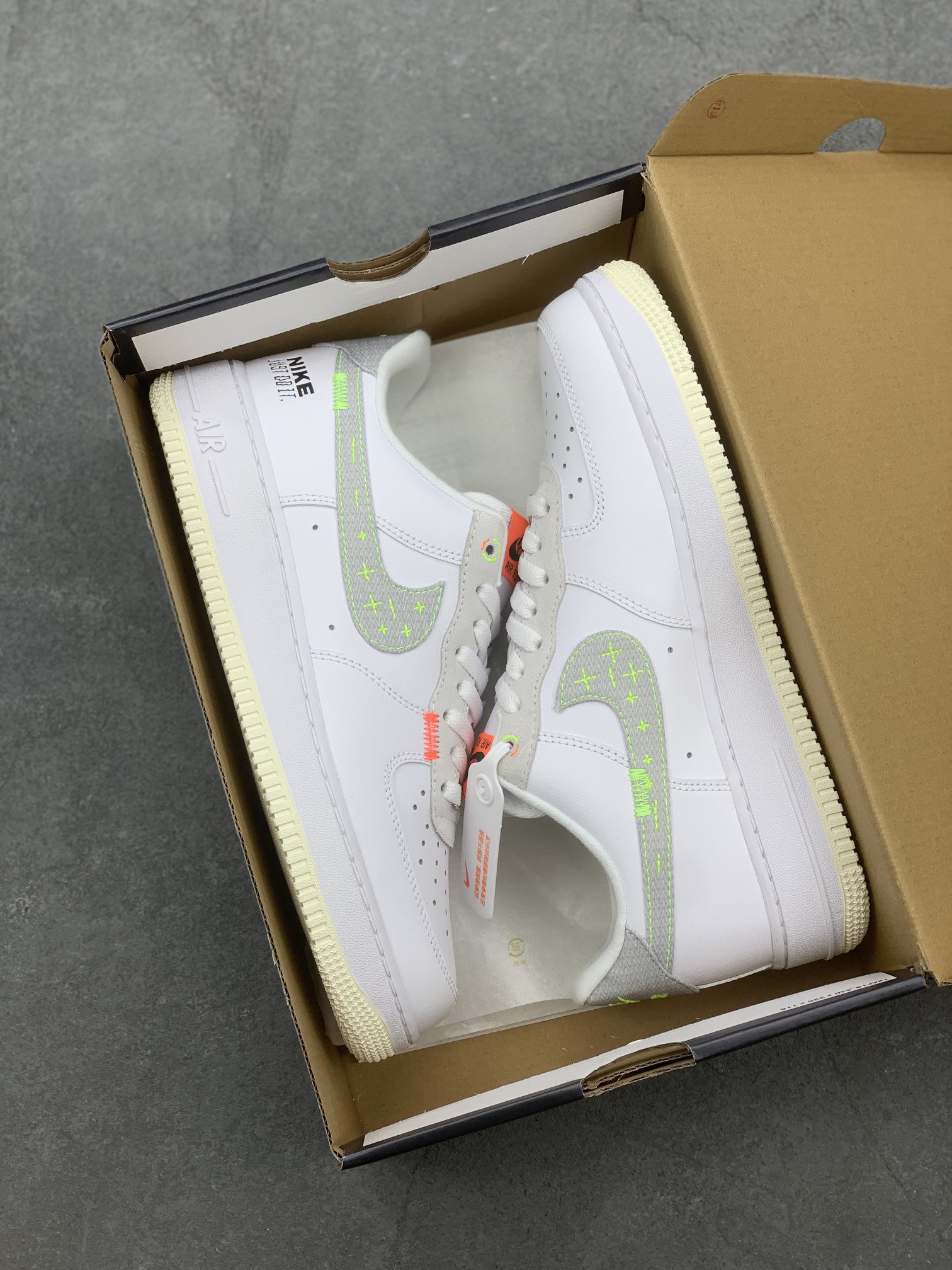 Nike Air Force 1 '07 Low "Just Do It" White/Grey/Green FB1853-111 10 i1667672280 4493 8
