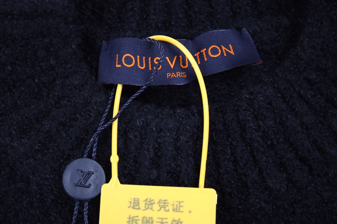 280 Louis Vuitton /路易威登 22Fw 前后提花字母针织毛衣