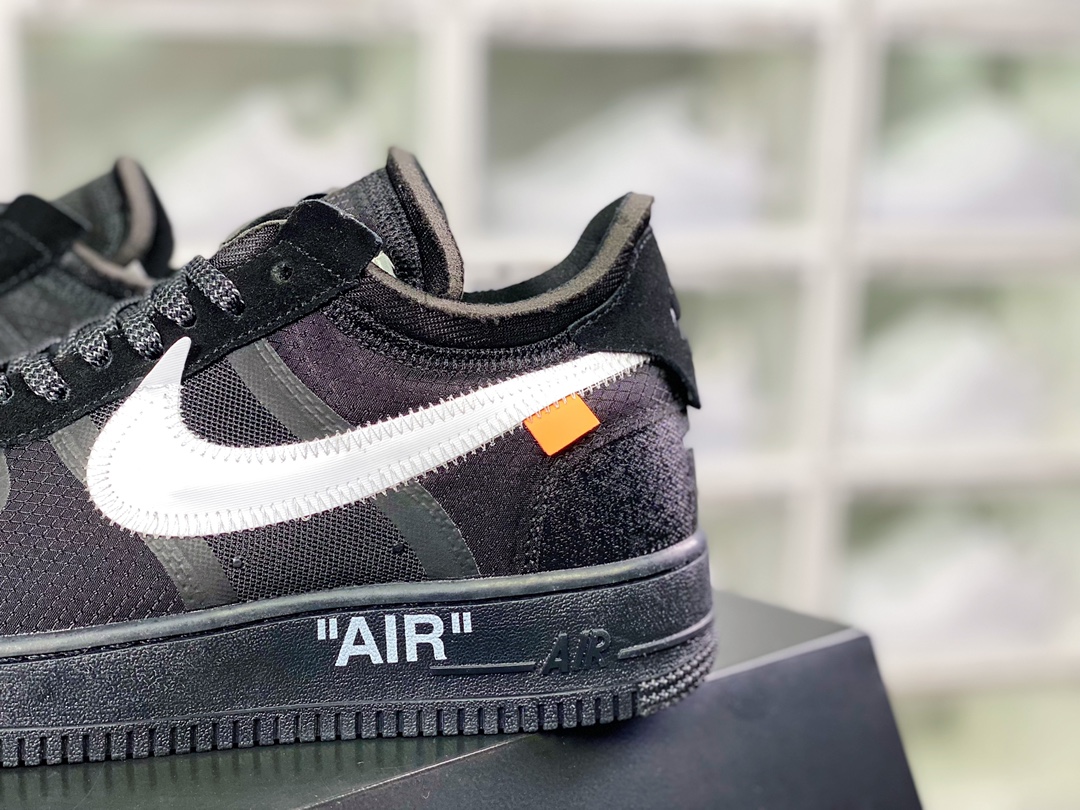 280 Off-White x Air Force 1'07 Low”Black/White”2.0初代空军一号AO4606-001
