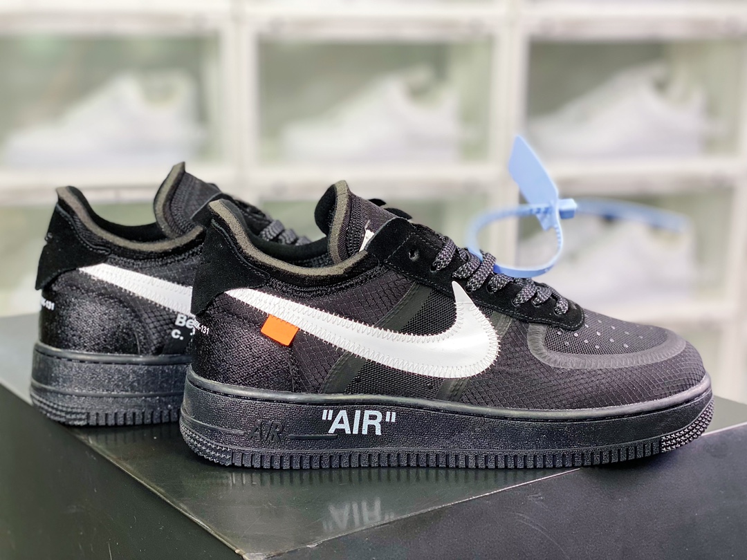 280 Off-White x Air Force 1'07 Low”Black/White”2.0初代空军一号AO4606-001