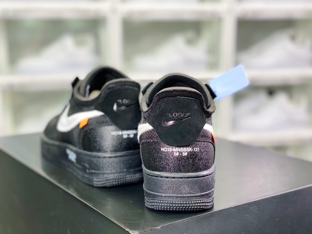 280 Off-White x Air Force 1'07 Low”Black/White”2.0初代空军一号AO4606-001