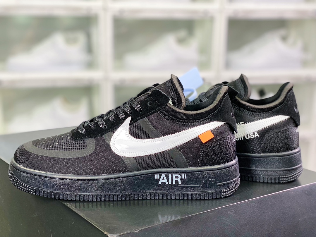 280 Off-White x Air Force 1'07 Low”Black/White”2.0初代空军一号AO4606-001