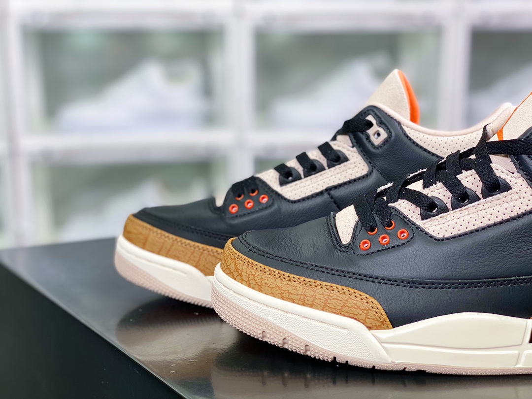 320 Wmns Air Jordan 3 Retro”Black Gold”迈克尔·乔丹AJ3代中帮CK9246-067