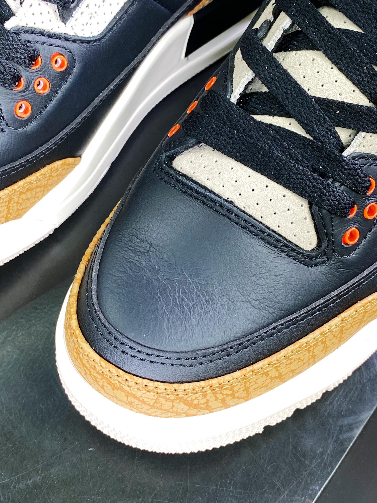 320 Wmns Air Jordan 3 Retro”Black Gold”迈克尔·乔丹AJ3代中帮CK9246-067