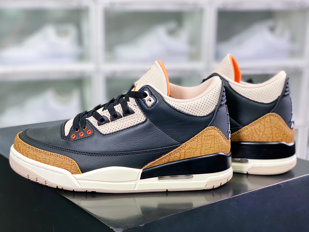 320 Wmns Air Jordan 3 Retro”Black Gold”迈克尔·乔丹AJ3代中帮CK9246-067