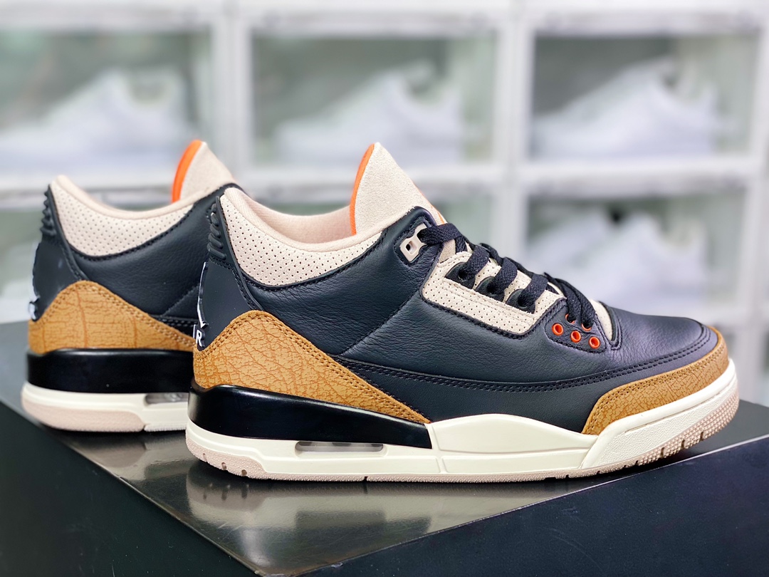 320 Wmns Air Jordan 3 Retro”Black Gold”迈克尔·乔丹AJ3代中帮CK9246-067