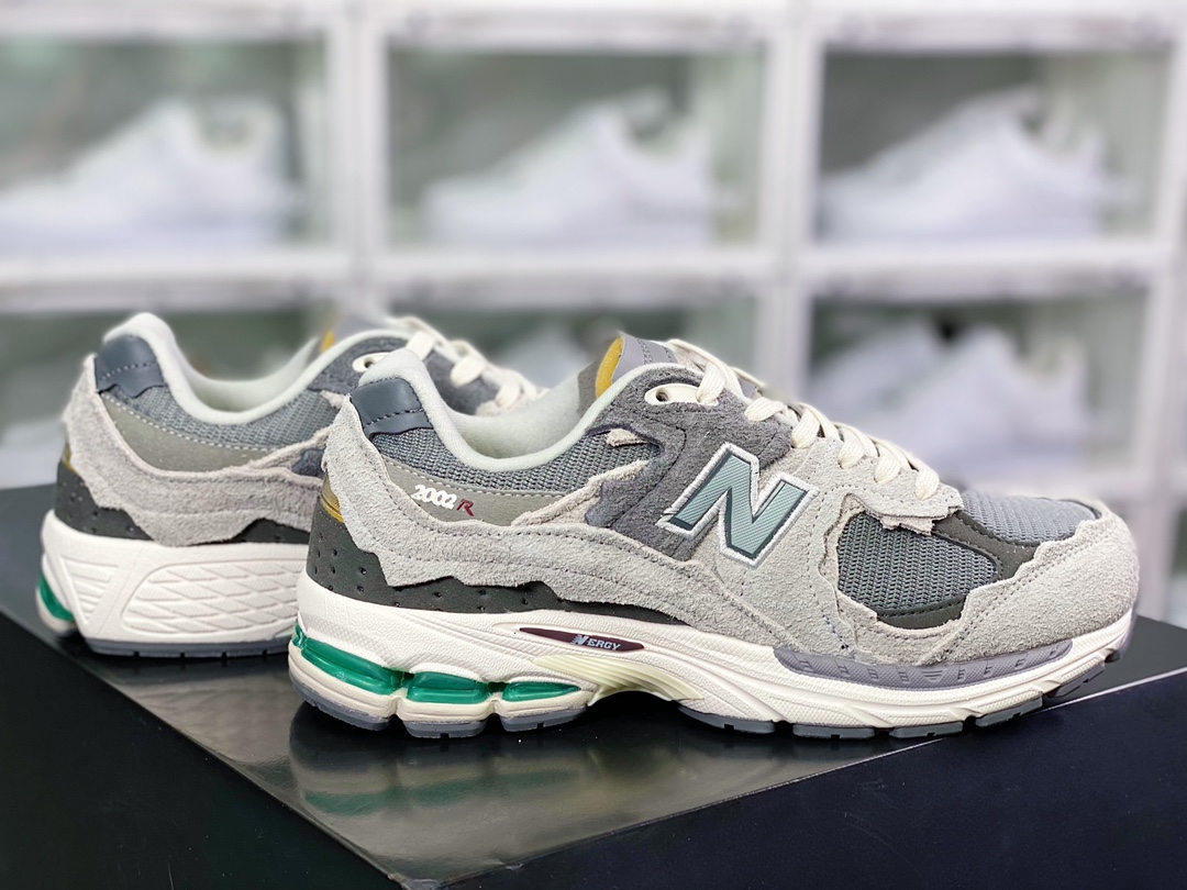 NB ML2002 Series Retro Dad Style Casual Sports Jogging Shoes ”Cloud Rain Gray Broken Step” M2002RDA