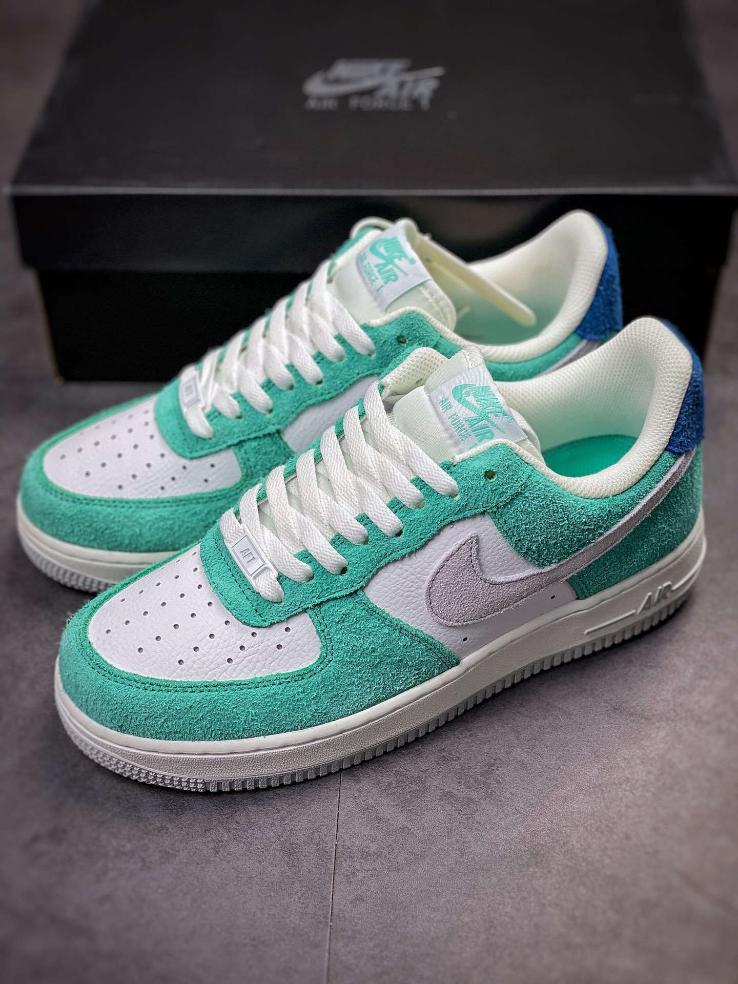 Nike Air Force 1 Low 07 涡轮绿 麂皮拼接BQ8988-102