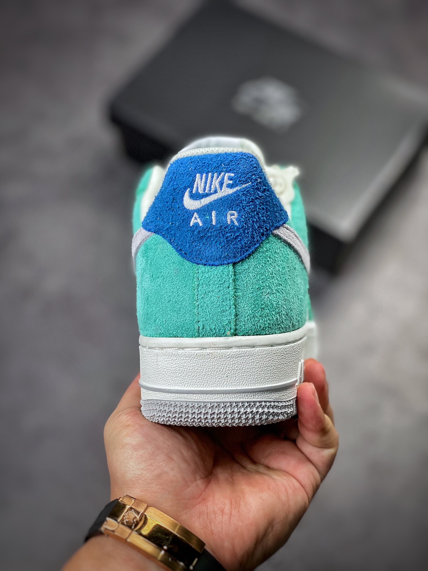 Nike Air Force 1 Low 07 涡轮绿 麂皮拼接BQ8988-102