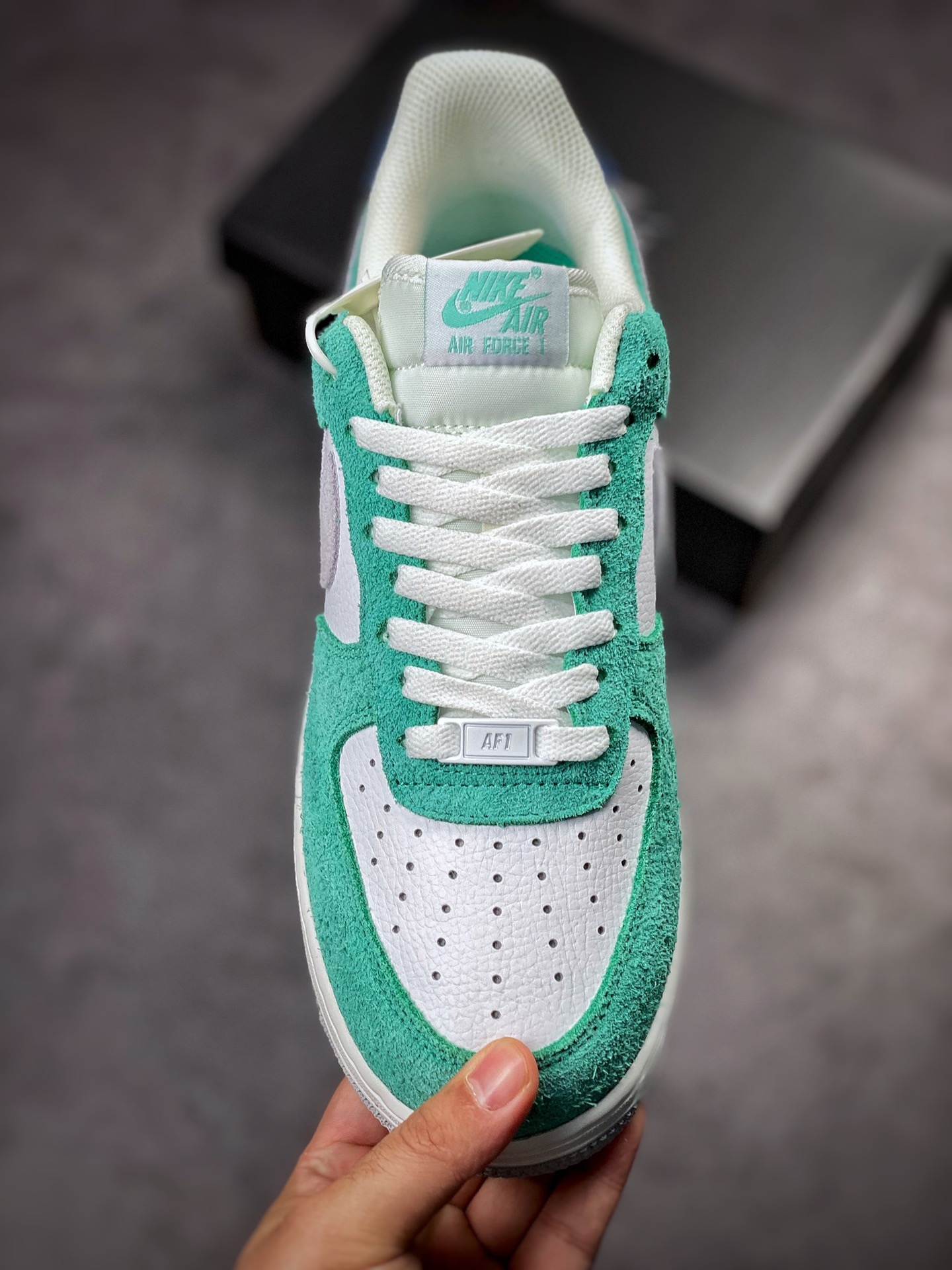 Nike Air Force 1 Low 07 涡轮绿 麂皮拼接BQ8988-102