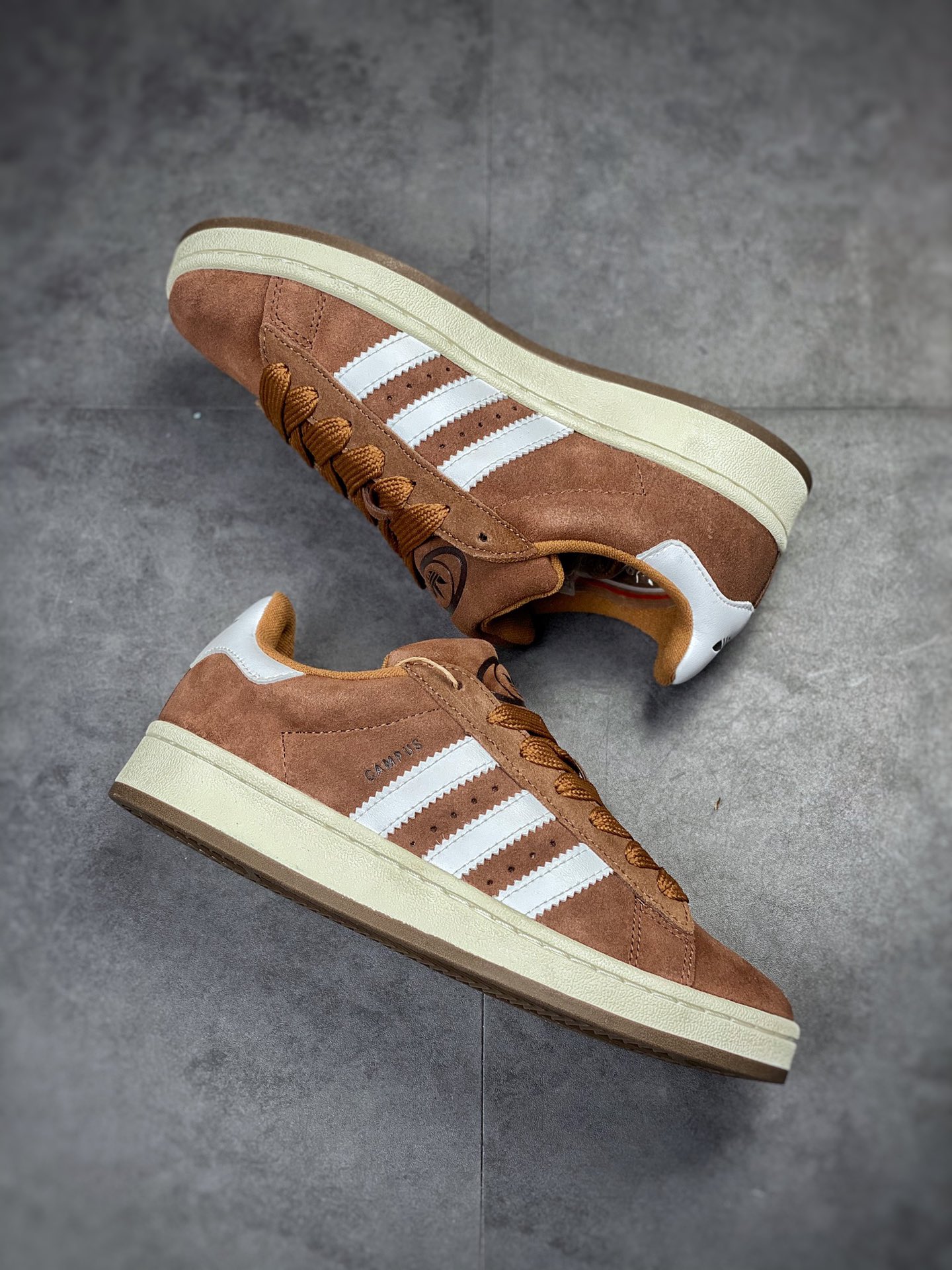 Adidas Campus 00s white brown retro trend casual bread shoes GY6433