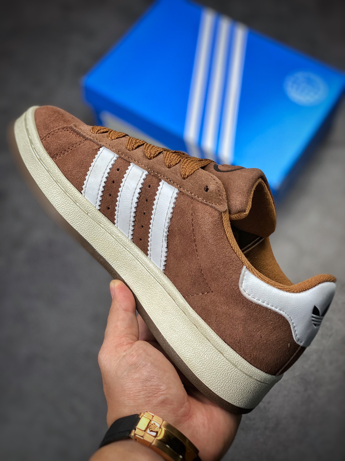 Adidas Campus 00s white brown retro trend casual bread shoes GY6433