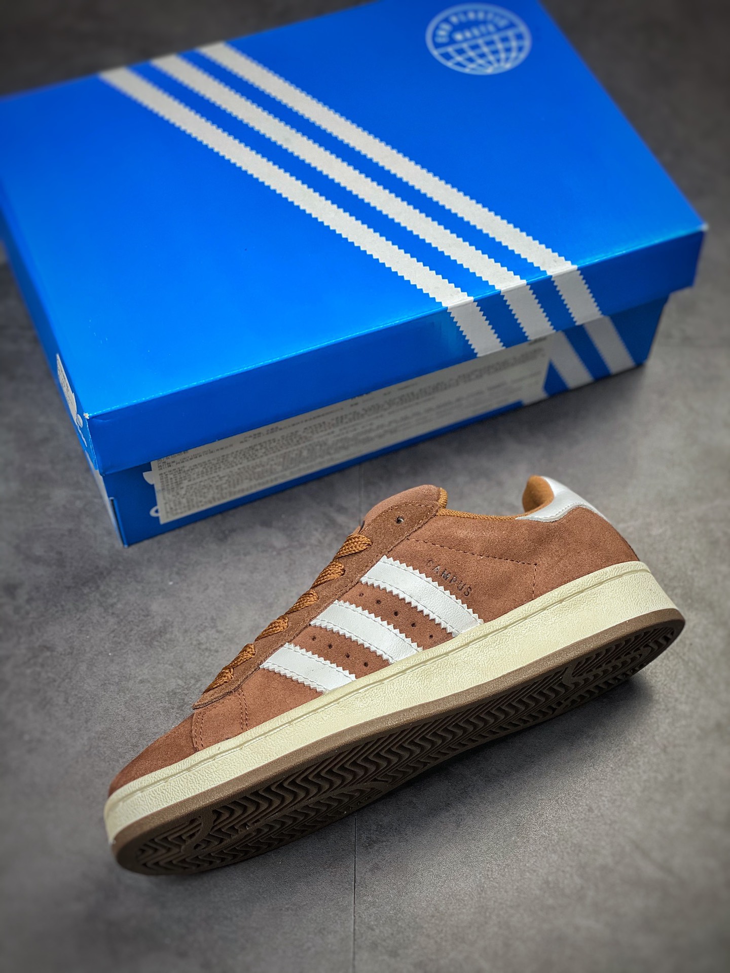 Adidas Campus 00s white brown retro trend casual bread shoes GY6433