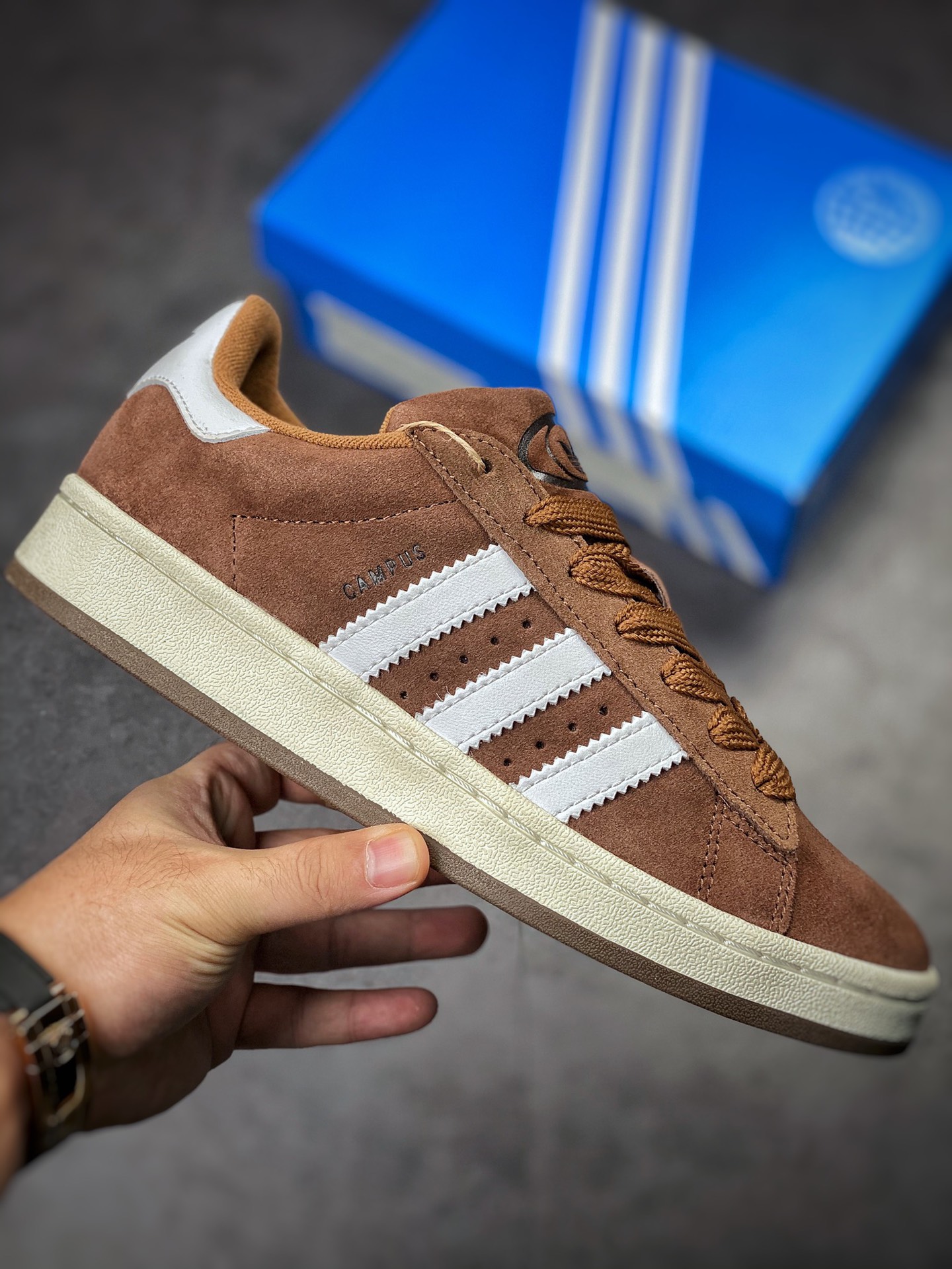 Adidas Campus 00s white brown retro trend casual bread shoes GY6433