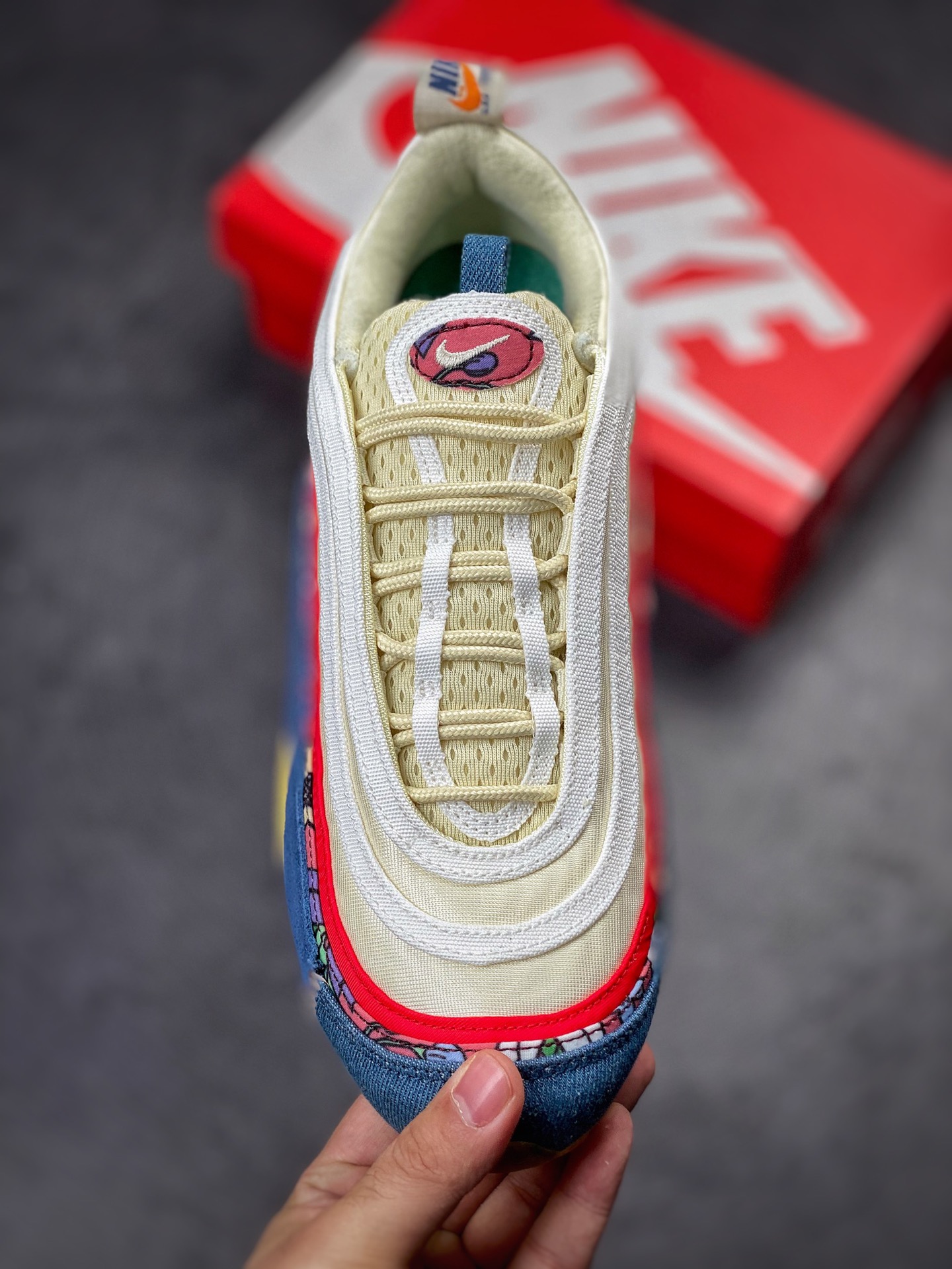 渠道订单NK Air Max 97 白蓝红 DV1486-162 渠道订单NK Air Max 97 白蓝红 DV1486-162