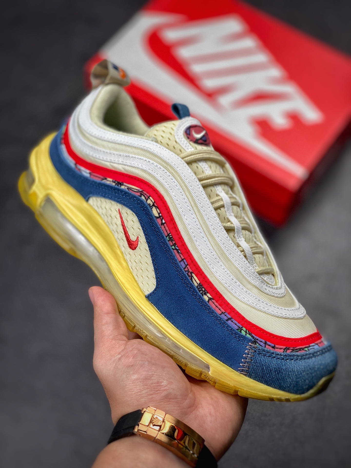 渠道订单NK Air Max 97 白蓝红 DV1486-162 渠道订单NK Air Max 97 白蓝红 DV1486-162