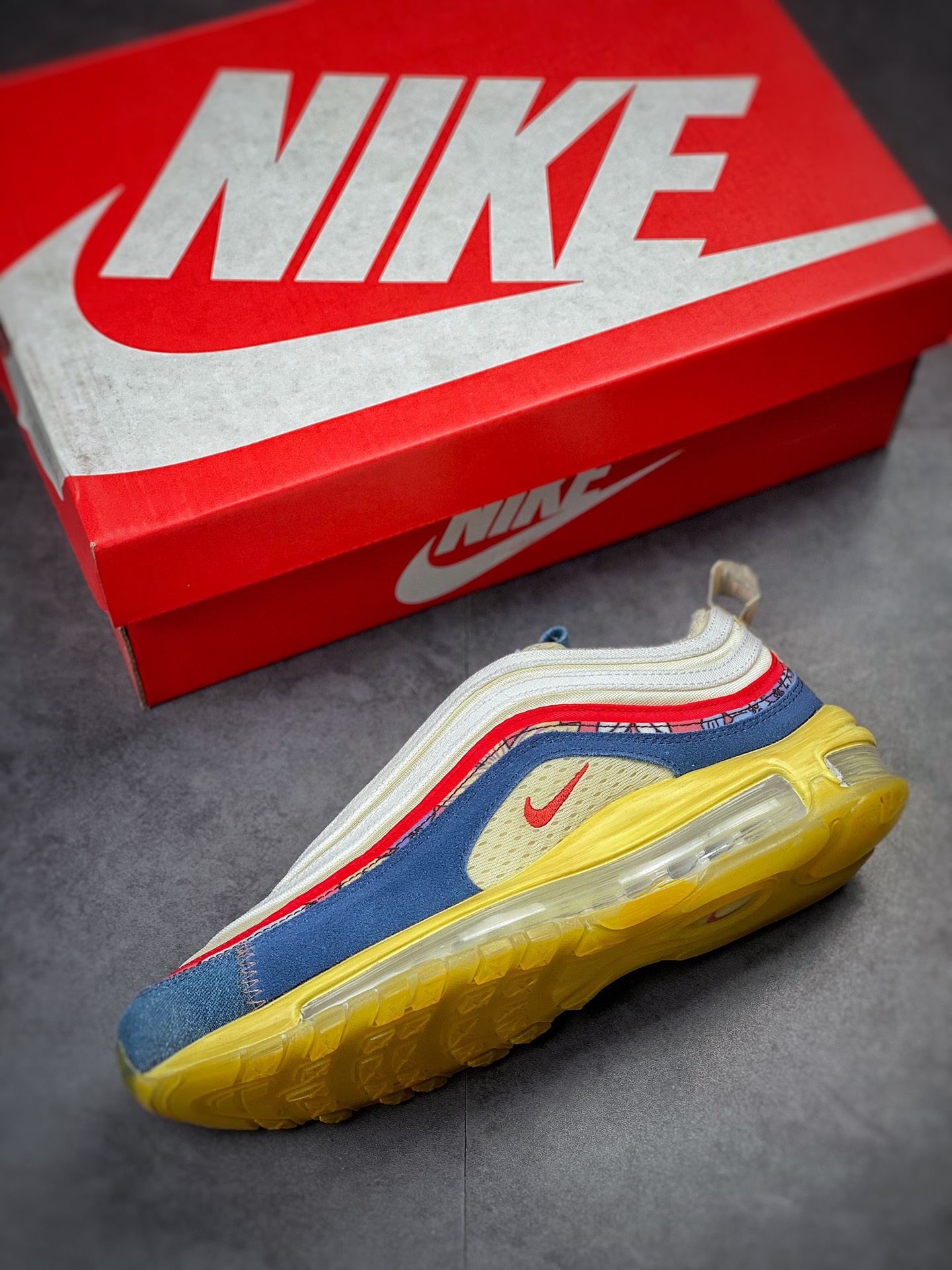渠道订单NK Air Max 97 白蓝红 DV1486-162 渠道订单NK Air Max 97 白蓝红 DV1486-162