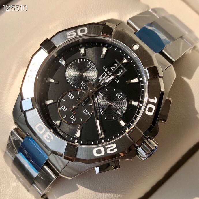 ¡Lote del modelo hot de TAG Heuer! Tagheuer original, serie TAG Heuer Aquaracer, reloj de hombre con cronógrafo de cuar…