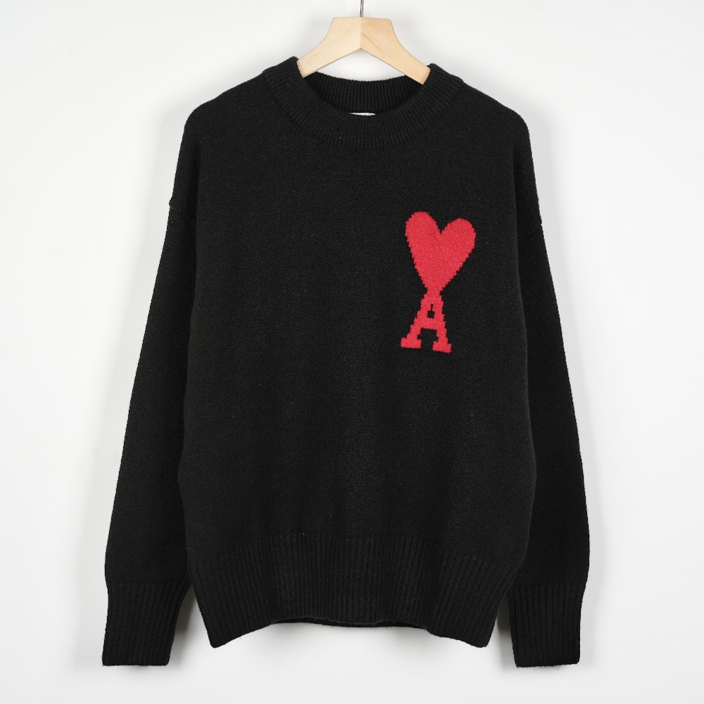 High-End Women’s Clothing: Wool Knit Sweaters with Twilight Collars by Ami