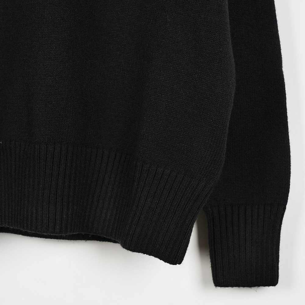 High-End Women’s Clothing: Wool Knit Sweaters with Twilight Collars by Ami - 图片 5