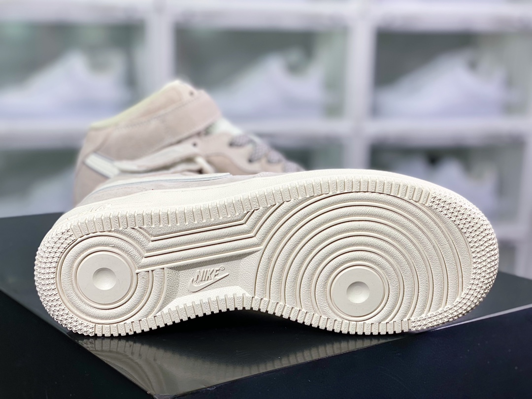 260 Air Force 1′07 Mid Suede”Cream/Grey”空军一号经典中帮百搭AA1118-005