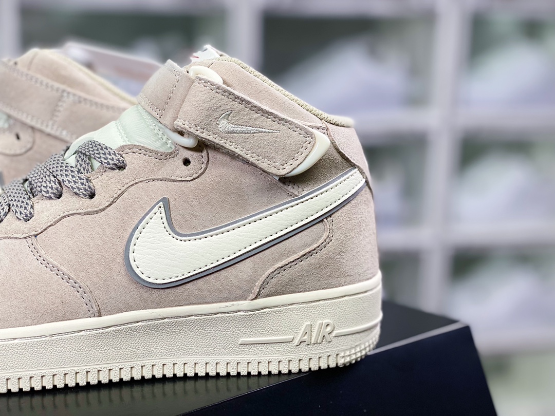 260 Air Force 1′07 Mid Suede”Cream/Grey”空军一号经典中帮百搭AA1118-005