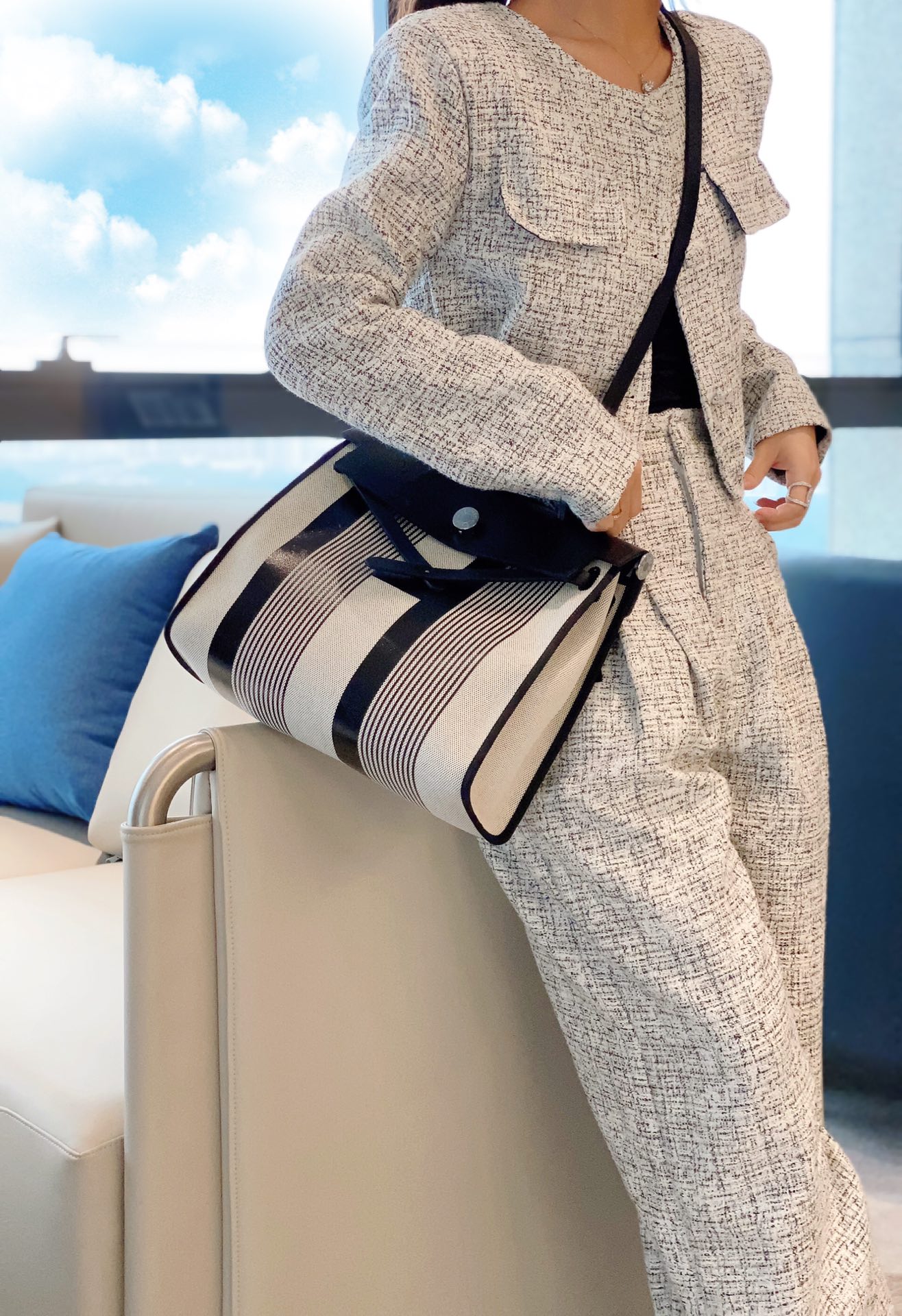 路易威登 Louis Vuitton 高定典藏名品高定成衣时装外套连衣裙衬衫T恤 #ED9930D7 4