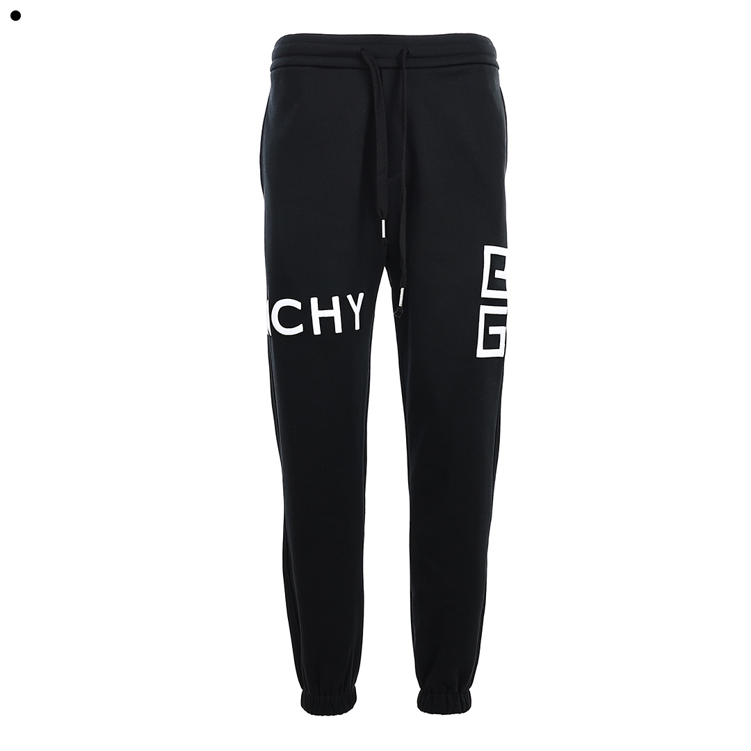 GIVENCHY/纪梵希四宫格刺绣logo长裤 纪梵希新款运动裤