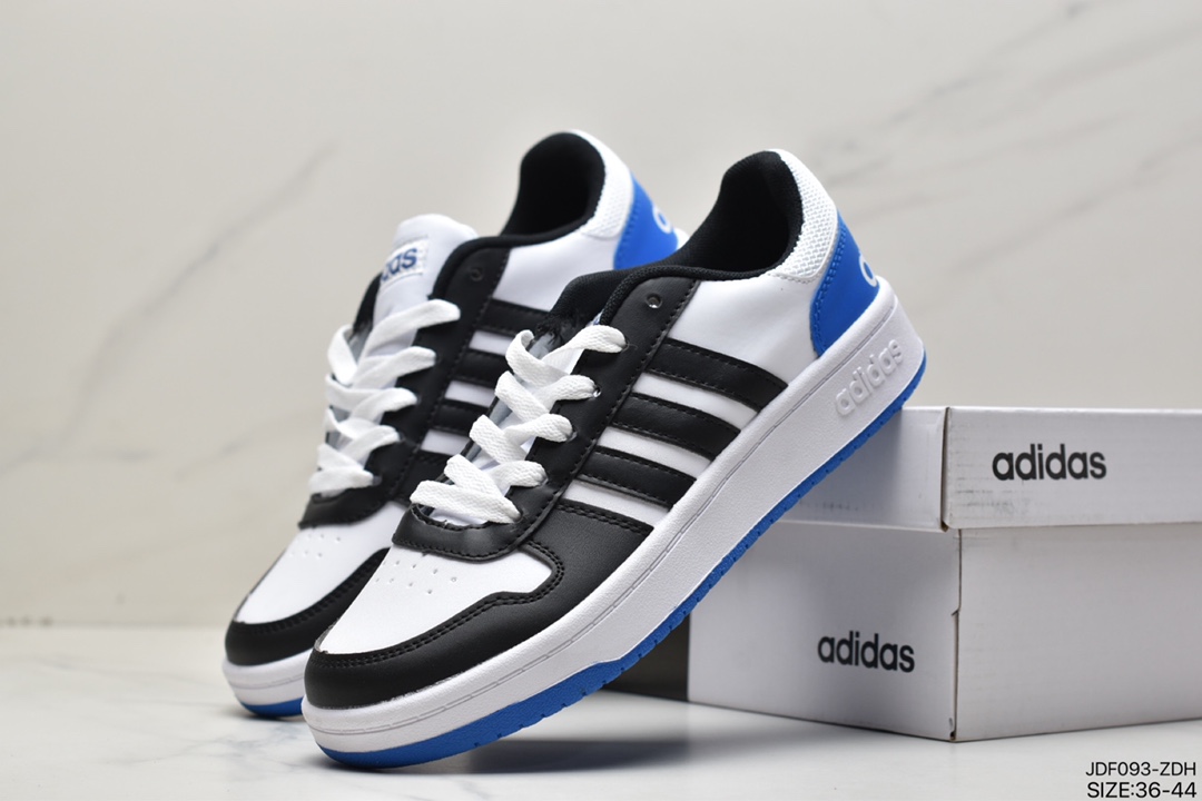 Adidas HOOPS 2.0 MID Rome series mid-top retro lace-up all-match casual sports shoes