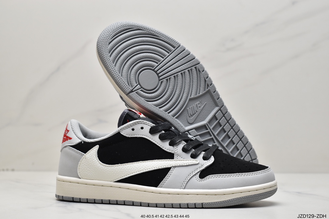 140 Fragment Design x Travis Scott x Air Jordan 1 Low OG SP”Military Blue”AJ1 DM7866-140