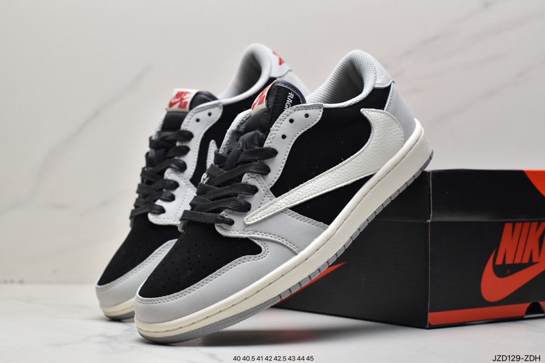 140 Fragment Design x Travis Scott x Air Jordan 1 Low OG SP”Military Blue”AJ1 DM7866-140
