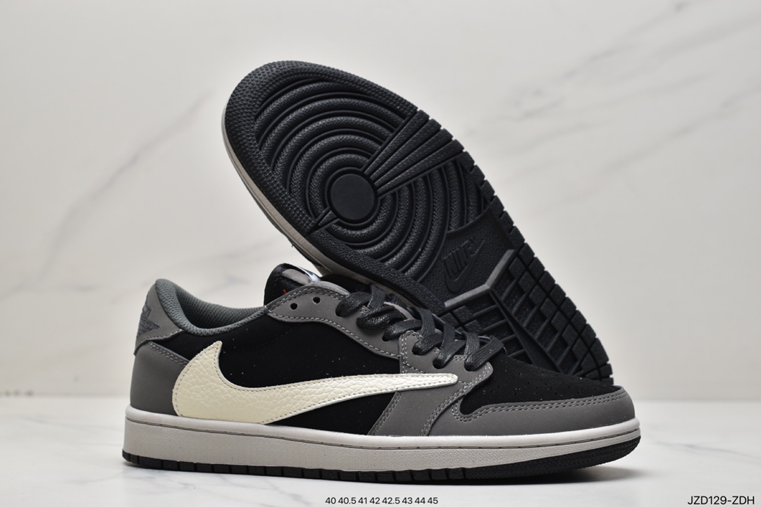 140 Fragment Design x Travis Scott x Air Jordan 1 Low OG SP”Military Blue”AJ1 DM7866-140
