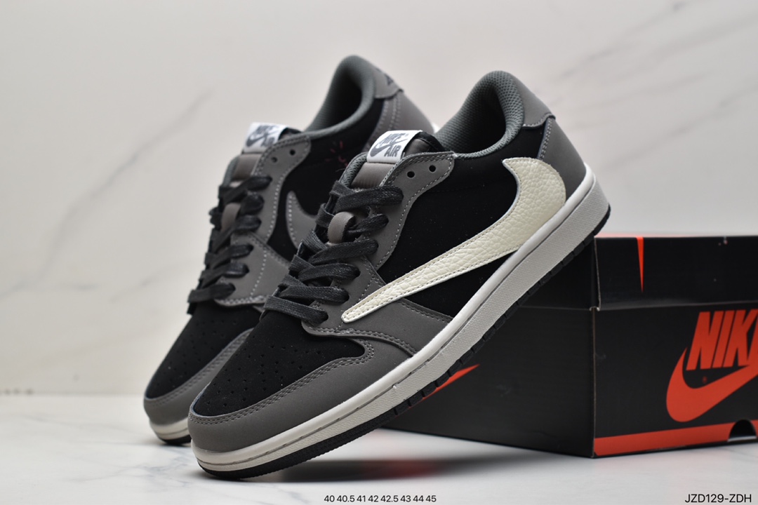 140 Fragment Design x Travis Scott x Air Jordan 1 Low OG SP”Military Blue”AJ1 DM7866-140